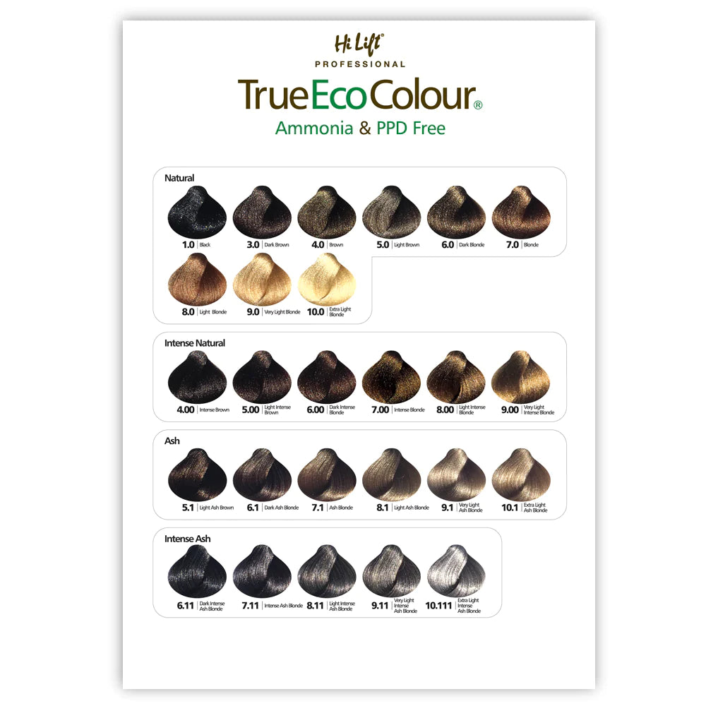 True Colour Eco Colour Chart